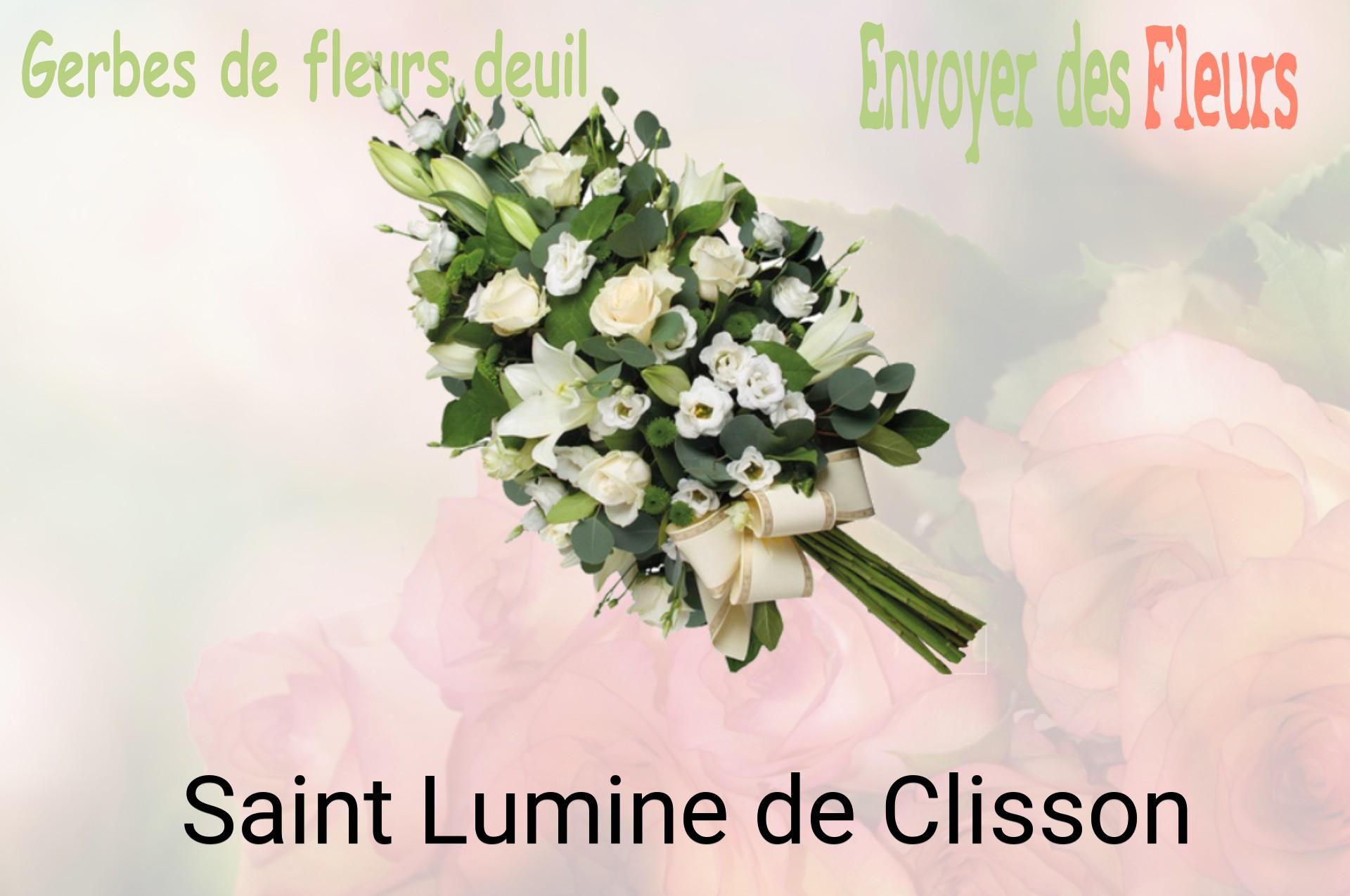 Gerbe de fleurs de deuil livrée à Saint-Lumine-de-Clisson